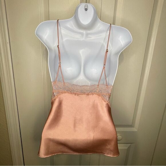 Victoria’s Secret Lightweight Camisole Top Dusty Rose Pink Adjustable Strap XL - Picture 6 of 16